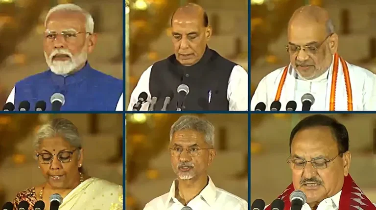 PM Modi oath-taking ceremony LIVE: PM Modi takes oath for 3rd term; Rajnath, Shah, Jaishankar, Sitharaman sworn-in as Union ministers